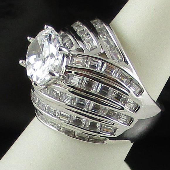 Jean Dousset 7.36ct Crisscross Dome Ring - Picture 8 of 8